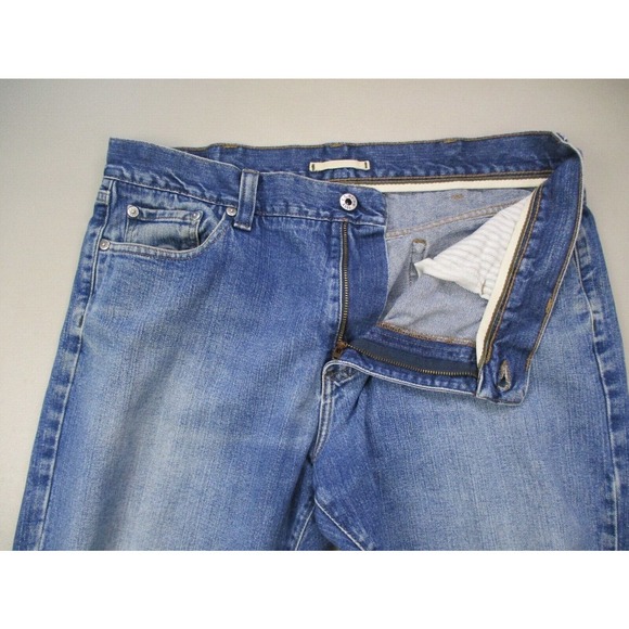 LL Bean Jeans Mens 38x30 (Fits 36x30) Standard Fit Medium Wash Straight Leg - Picture 6 of 11